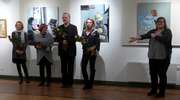 Wystawa - Anna i Jacek Albrecht z córkami - malarstwo