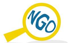 logo organizacji pozarządowych z napisem NGO