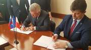 Coraz bliżej modernizacji bulwarów – burmistrz podpisał umowę partnerską z miastem Swietłyj

