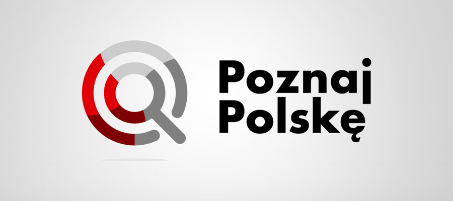 grafika z napisem Poznaj Polskę