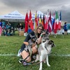 Nina Kusiak z Malborka ze swoimi psami na Mistrzostwach Europy USDDN Dogfrisbee 2022 w Słowenii oraz Mistrzostwach Świata USDDN Dogfrisbee 2022 w Poznaniu