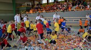 Sportowa zabawa podczas XVII Rambitu Przedszkolnego 