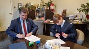Burmistrz podpisał umowę współpracy z OSP-RW Malbork