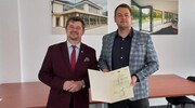 Burmistrzowie spotkali się z laureatami konkursu Malborski Mistrz Biznesu 2021