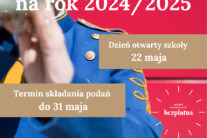 Rekrutacja na rok 2024/2025 do Państwowej Szkoły Muzycznej I stopnia w Malborku