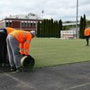 Rozpoczął się remont boiska przy ul. Toruńskiej związany z wymianą nawierzchni