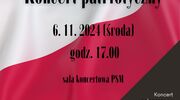 Koncert patriotyczny w Szkole Muzycznej połączony z akcją charytatywną