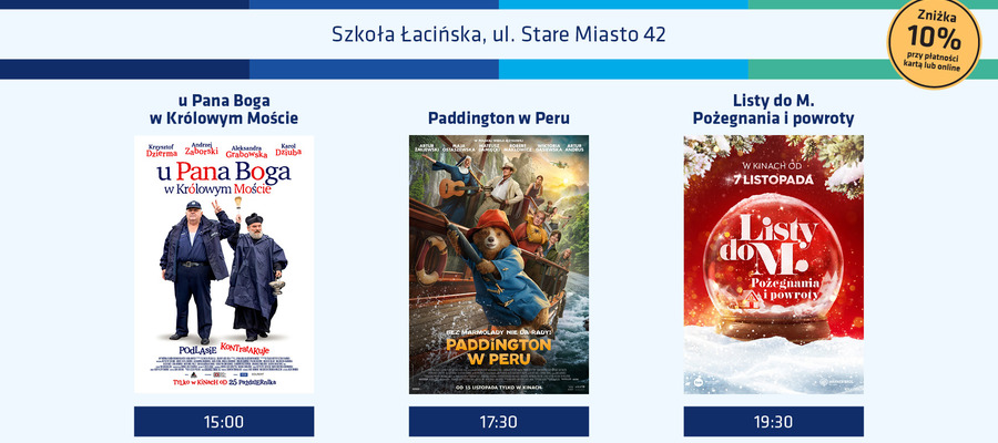 Bezgotówkowe Kino Objazdowe - 28 listopada w Malborku