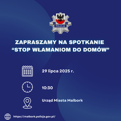 grafika z informacjami o spotkaniu