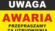 UWAGA! Awaria rury ciepłowniczej przy budynku na ul. Westerplatte 30 