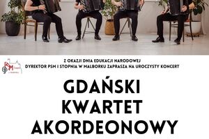 Gdański kwartet akordeonowy wystąpi w Szkole Muzycznej