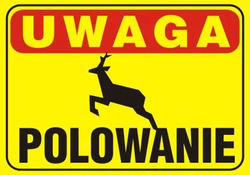 grafika "Uwaga Polowanie"