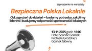 „Bezpieczna Polska lokalnie. Od zagrożeń do działań” – spotkanie dla pomorskich organizacji pozarządowych
