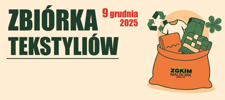 Zbiórka tekstyliów – 9 grudnia 2025 r.