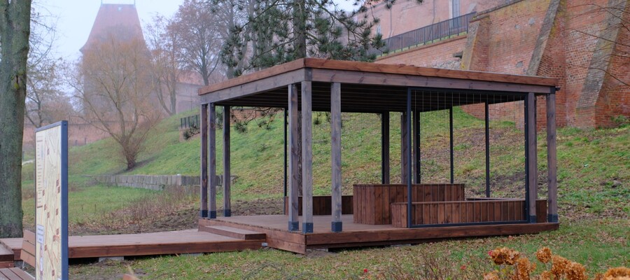 Altana plenerowa nad Nogatem gotowa