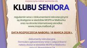 Klub Seniora - rusza nabór