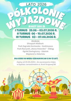 plakat z informacjami