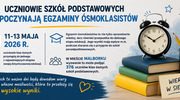 Uczniowie szkół podstawowych rozpoczynają egzaminy ósmoklasistów