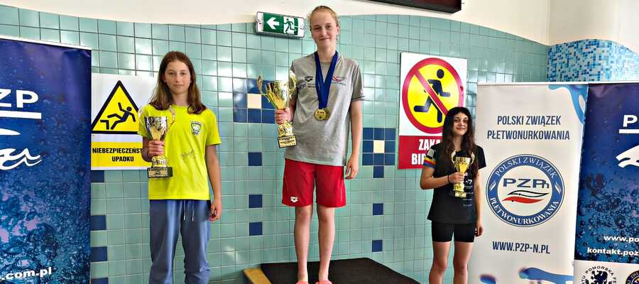 Michalina Kumkowska na podium