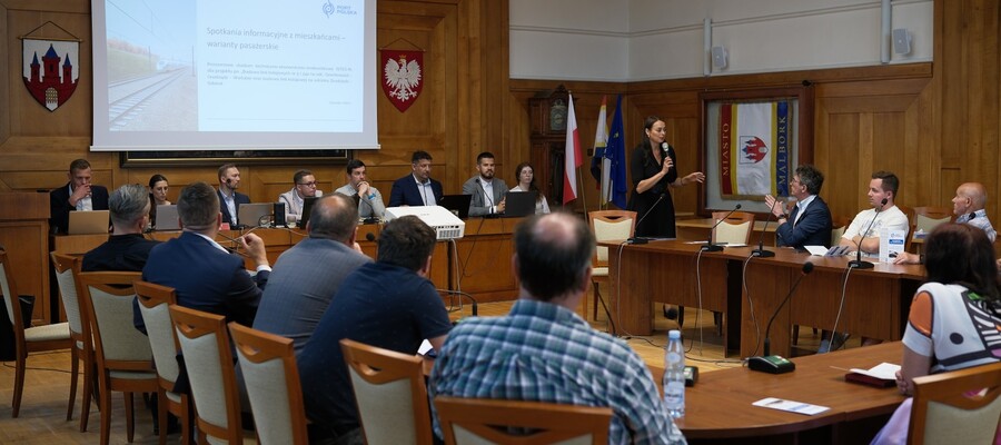 Nowa linia kolejowa. Odbyło się spotkanie informacyjne