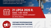 ALARM 26 - odbędą się ćwiczenia systemu alarmowania
