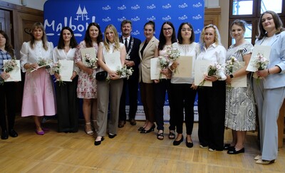 Uroczyste wręczenie aktów nadania stopnia awansu zawodowego
nauczyciela mianowanego