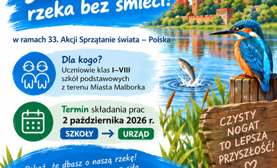 „SOS dla Nogatu – rzeka bez śmieci!” – zapraszamy uczniów do udziału w konkursie plastycznym