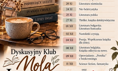 Dyskusyjny Klub Mola Książkowego zaprasza na spotkania w Malborku